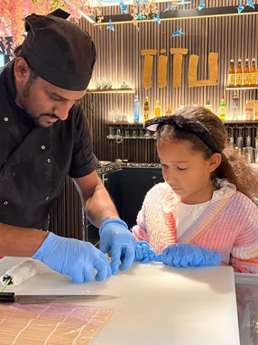 Sushi Class in London for childrens partys